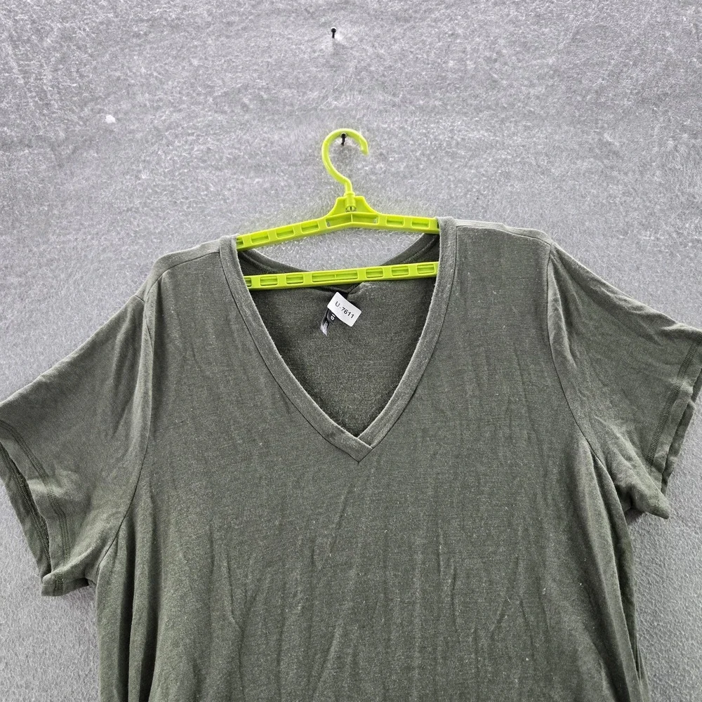 Torrid Women Sleepwear 3 Green Pajama‎ Top Drawstring Pocket Short Sleeve
